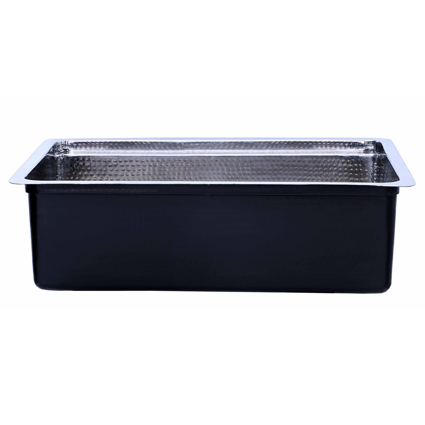 Nantucket KSSH-PS-3220 hammered stainless sink, view 5