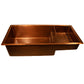 Nantucket STEPPE3918-HC copper sink, view 3