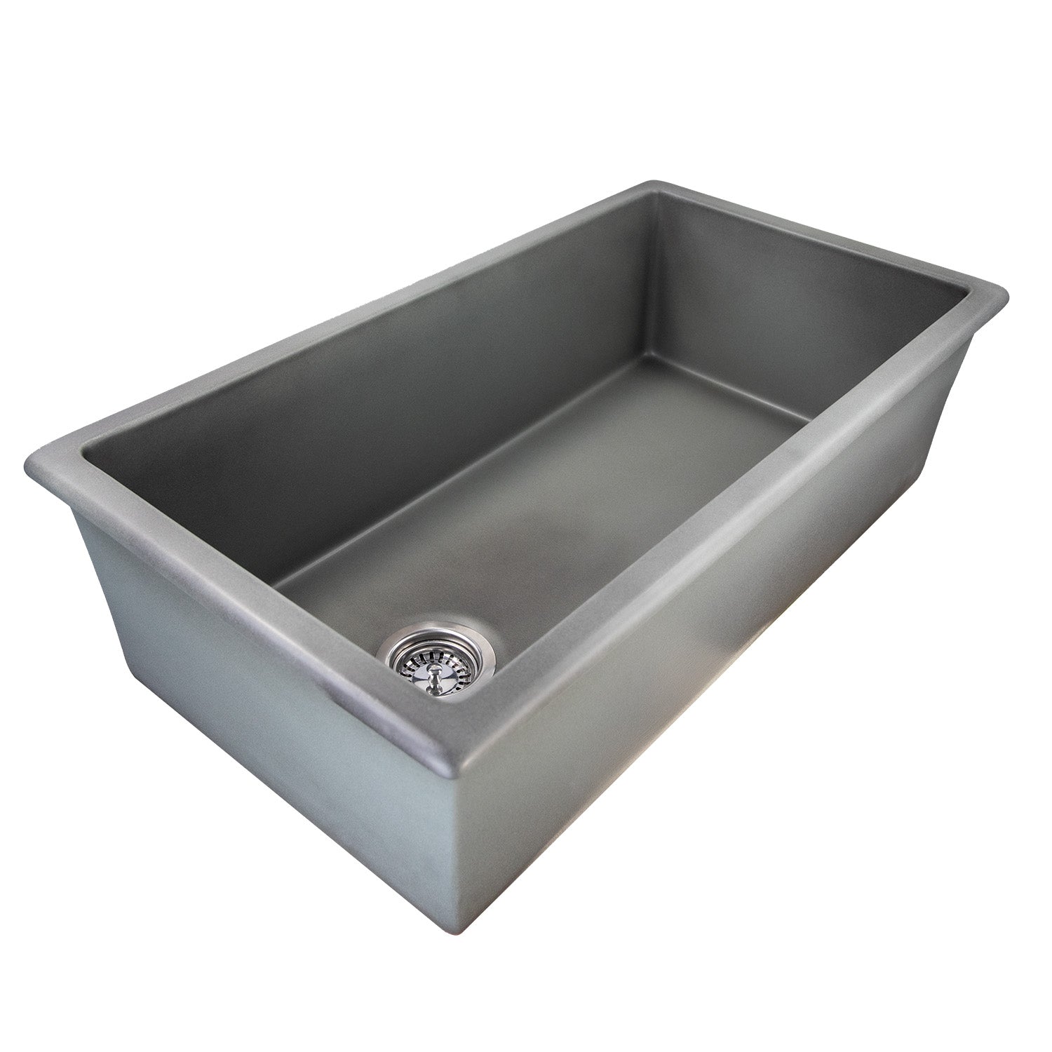 Nantucket FCFS3320CA-W fireclay sink, view 6