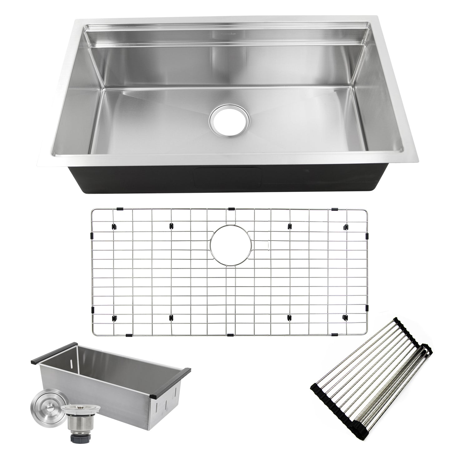 Nantucket SR-PS-3620-16 prep station sink, view 3