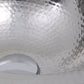 Nantucket 13-inch Hand Hammered Stainless Steel Round Undermount Bathroom Sink with Overflow ROS-OF, view 5