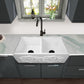 Nantucket FCFS3318D-Grapes fireclay sink, view 6