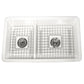 Nantucket Wellfleet-31OSW 60/40 double bowl fireclay sink