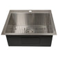 Nantucket AW2522-16 316 stainless outdoor drop-in sink, view 4