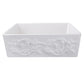 Nantucket FCFS3320S-Grapes fireclay sink, view 2