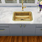 Nantucket REB2014 brass sink, view 5