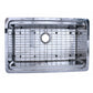 Nantucket KSSH-PS-3220 hammered stainless sink, view 9