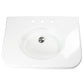 Nantucket NS-VCDMCD315-WW 31.5-inch Victorian fireclay wall mount bathroom sink
