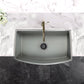Nantucket FCFS3320CA-C concrete fireclay sink, view 2