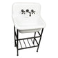 Nantucket Victorian bathroom faucet, matte black, view 3