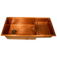 Nantucket STEPPE3918-HC copper sink, view 2