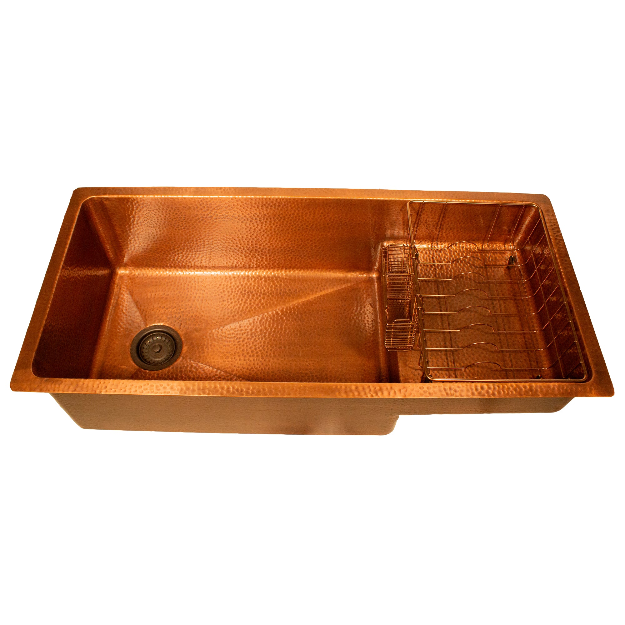Nantucket STEPPE3918-HC copper sink, view 2