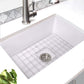 Nantucket Wellfleet-2719W 27-inch white fireclay kitchen sink, view 10