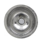 Nantucket 13-inch Hand Hammered Stainless Steel Round Undermount Bathroom Sink with Overflow ROS-OF