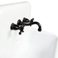 Nantucket Victorian bathroom faucet, matte black, view 4