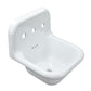 Nantucket NS-VC16-WW 16.5-inch Victorian fireclay wall mount sink, view 5