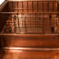 Nantucket STEPPE3918-SMC smooth copper sink, view 5