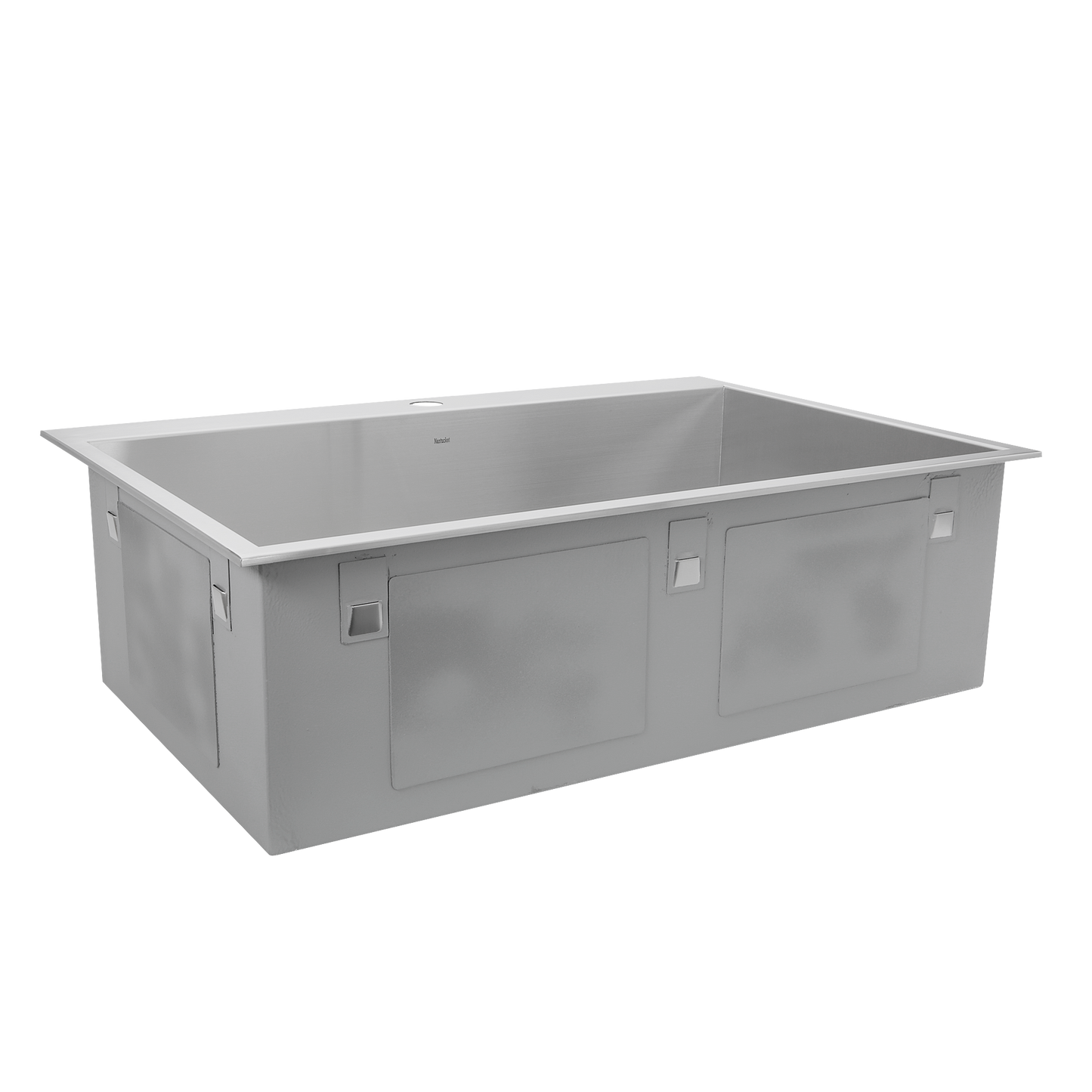 Nantucket ZR3322-S-16 drop-in stainless steel kitchen sink, view 4