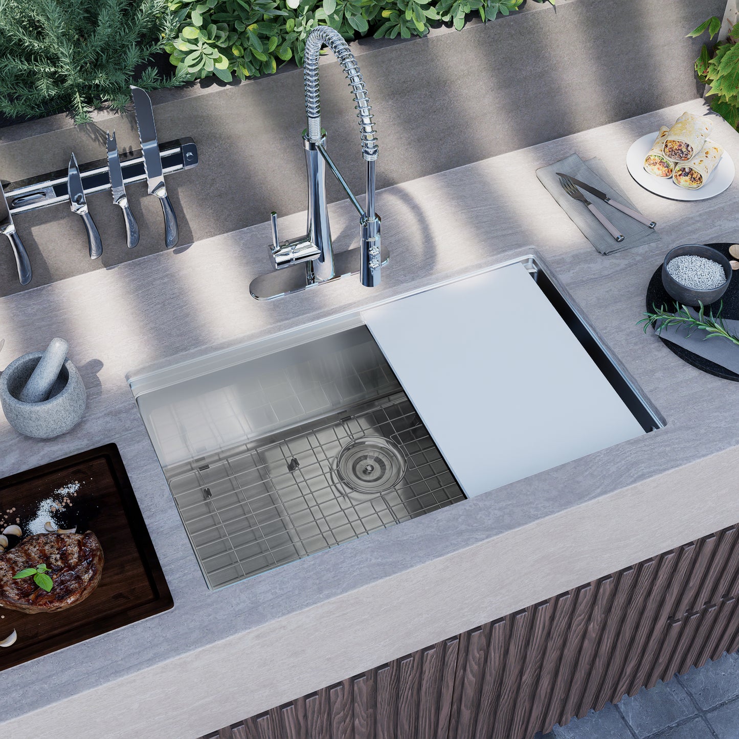Nantucket AW-PS-3219-16 outdoor sink, view 3