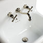 Nantucket VCWMF-PNX Victorian cross-handle bathroom faucet, polished nickel