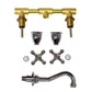 Nantucket Victorian bathroom faucet, chrome, view 7