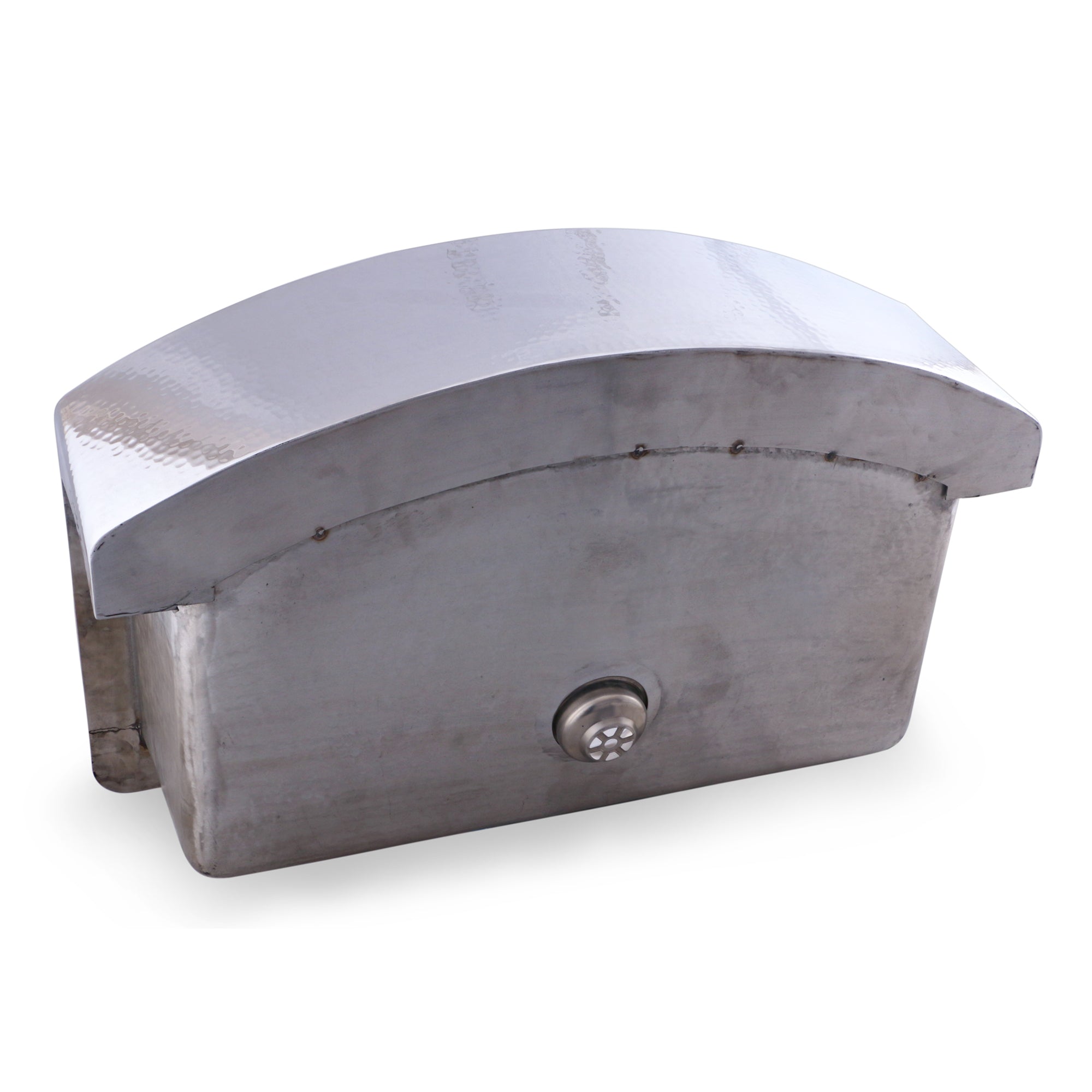 Nantucket FSSH3322 hammered stainless farmhouse sink, view 5