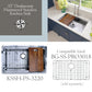 Nantucket KSSH-PS-3220 hammered stainless sink, view 8