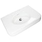 Nantucket NS-VCDMCD315-WW Victorian fireclay bathroom sink, view 2