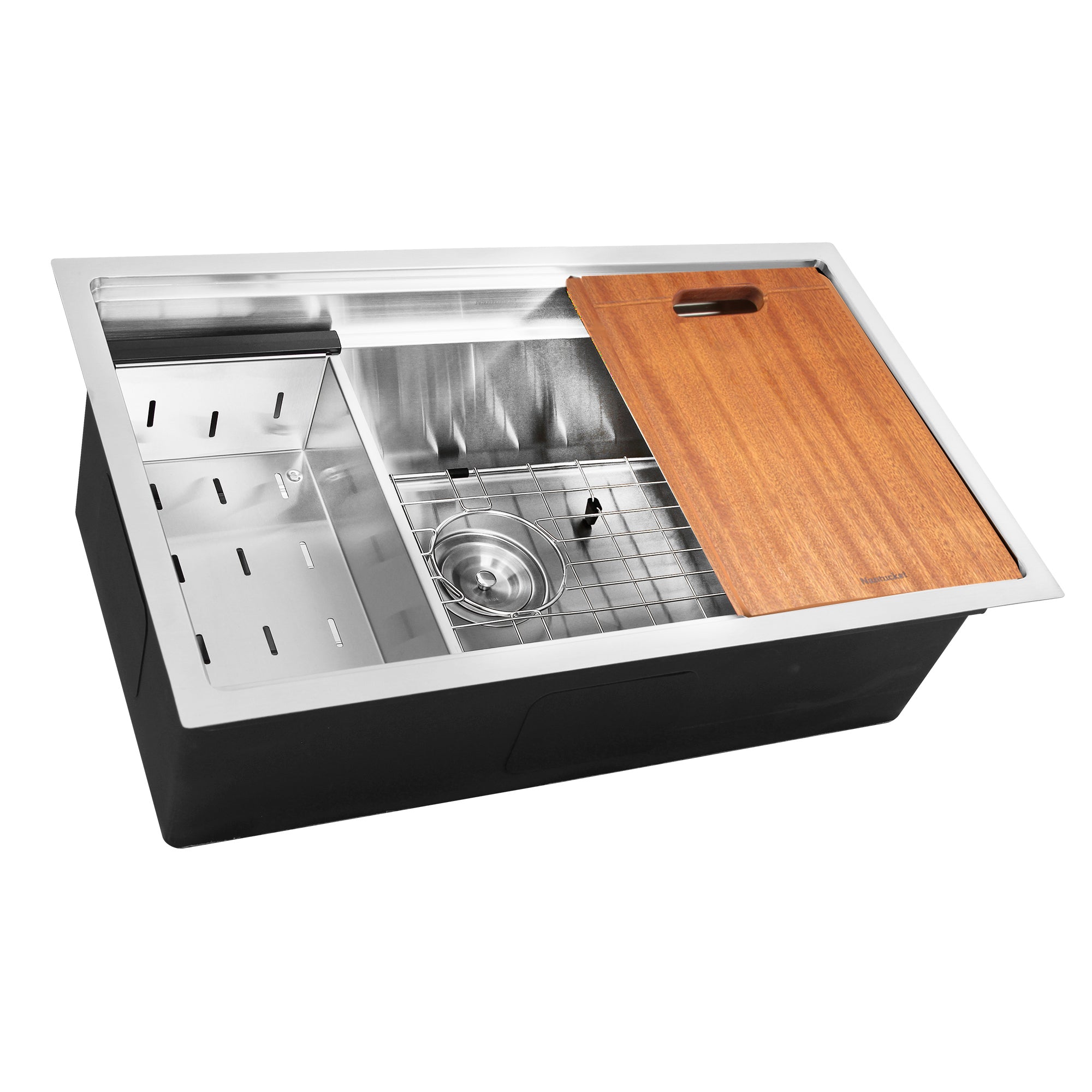 Nantucket SR-PS2-2818-16 28-inch stainless prep station sink