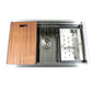 Nantucket SR-PS2-2818-16 prep station sink, view 3