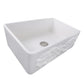 Nantucket FCFS3320S-Grapes fireclay sink, view 5