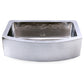 Nantucket FSSH3322 hammered stainless farmhouse sink, view 4