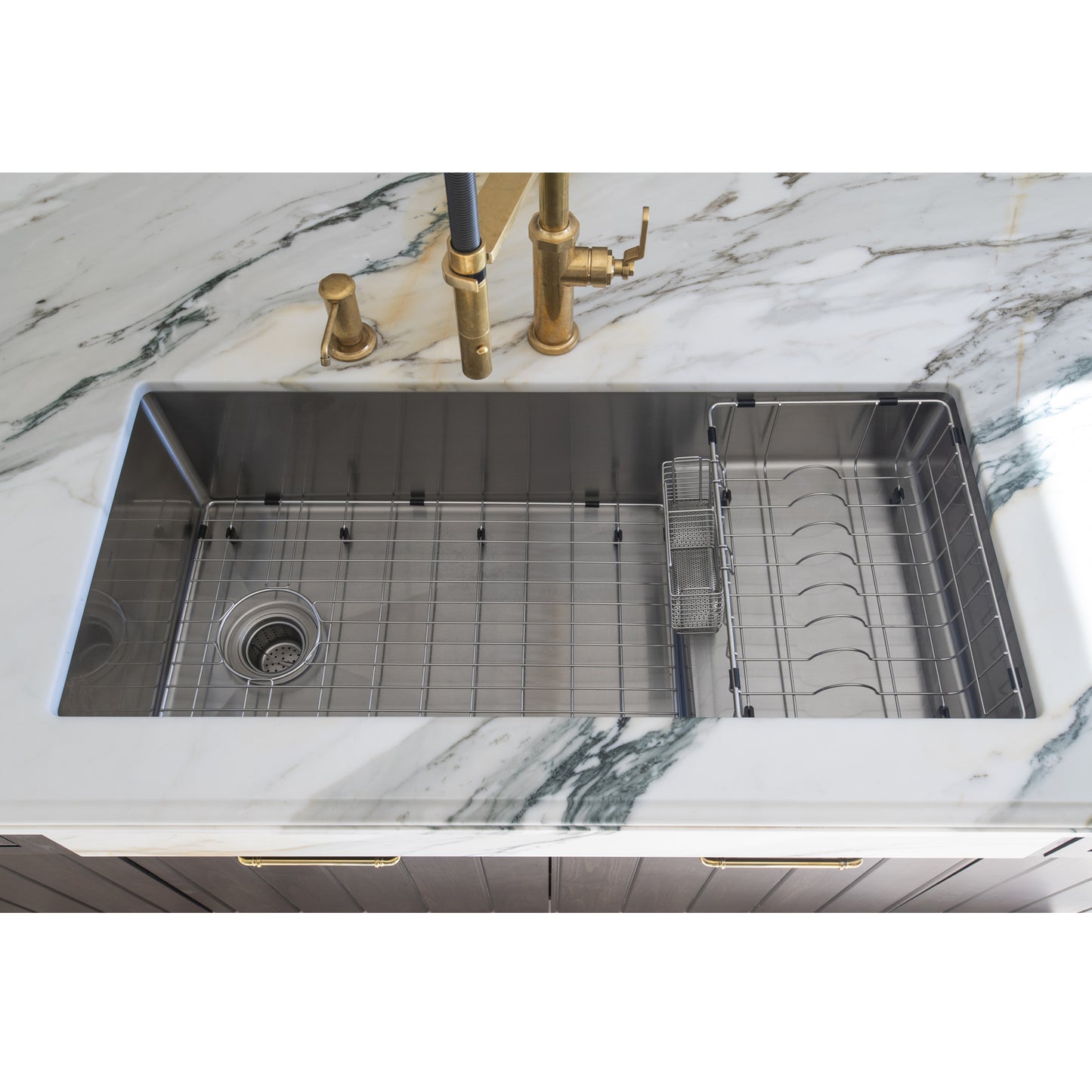 Nantucket STEPPE3918 stainless sink, view 5