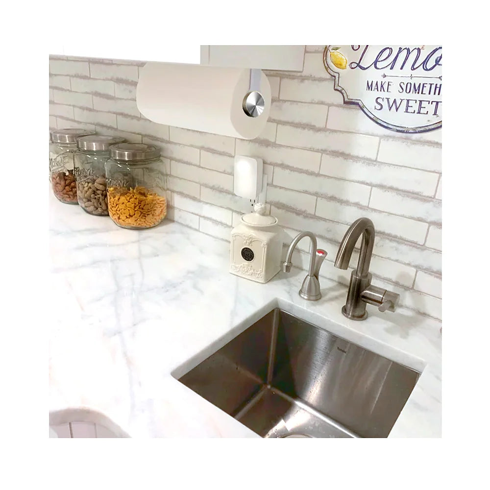 Nantucket 15" Bar/Prep Sink installed in a white kitchen