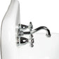 Nantucket Victorian bathroom faucet, chrome, view 5