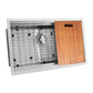 Nantucket SR-PS2-2818-16 prep station sink, view 4