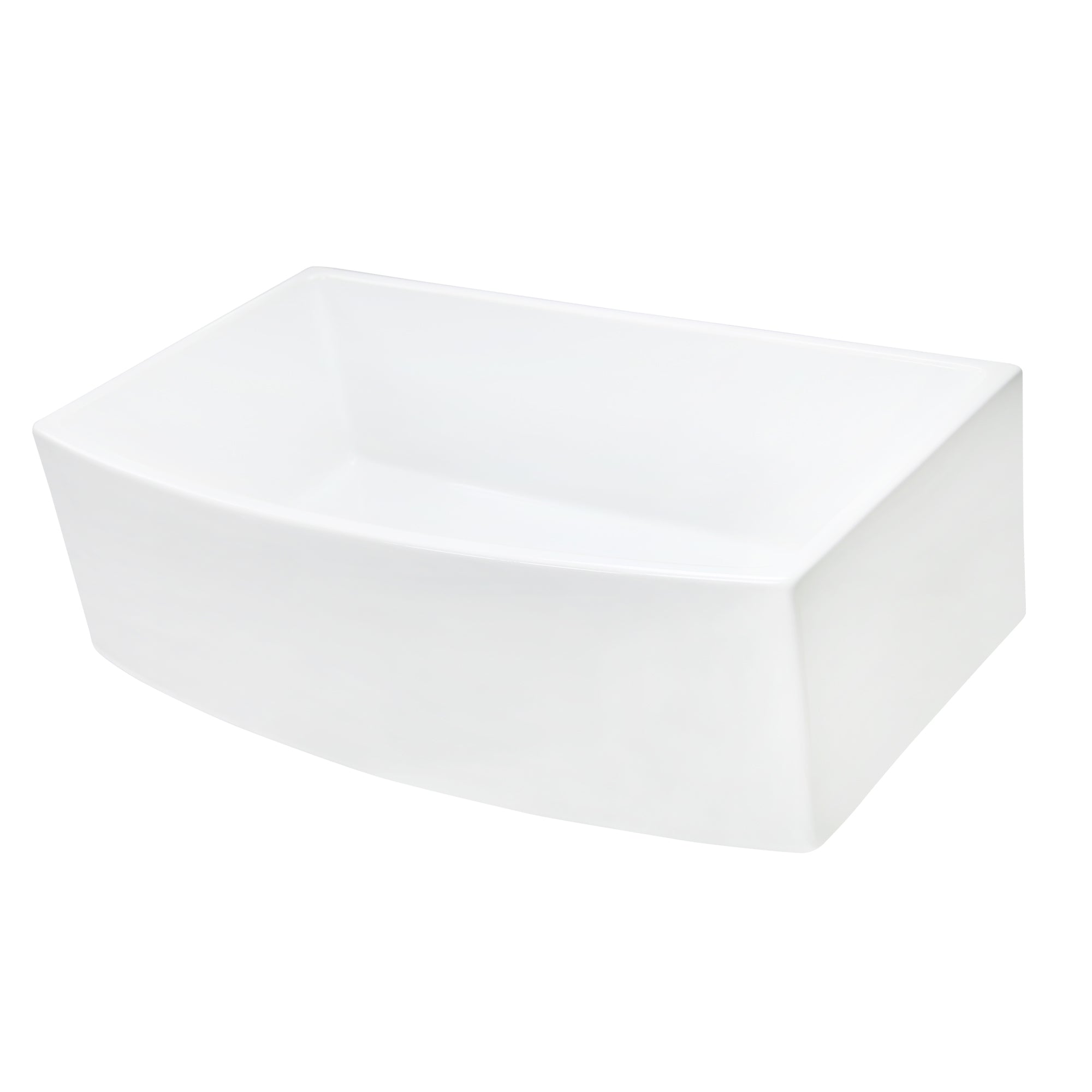 Nantucket Wellfleet-3419MatteBlack fireclay sink, view 6