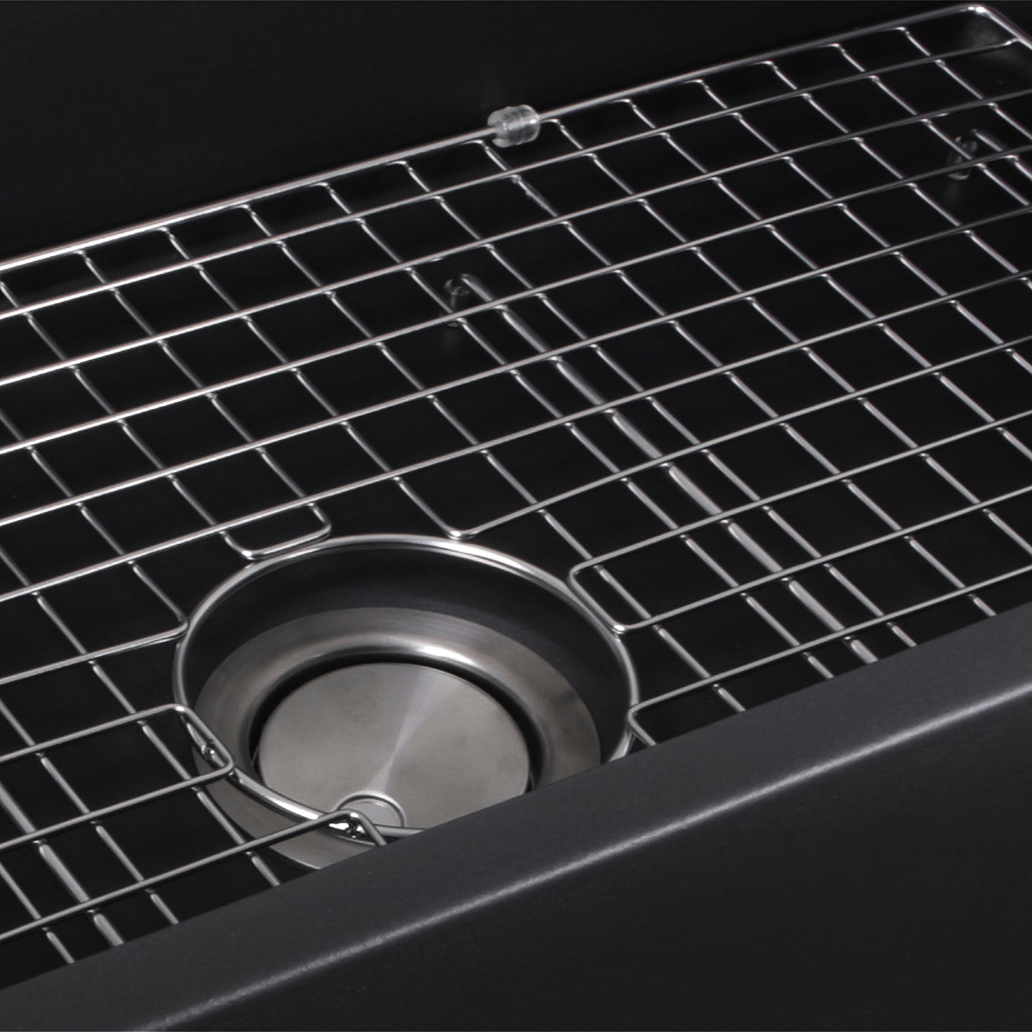 Nantucket FCFS3320S-MatteBlack fireclay sink, view 9