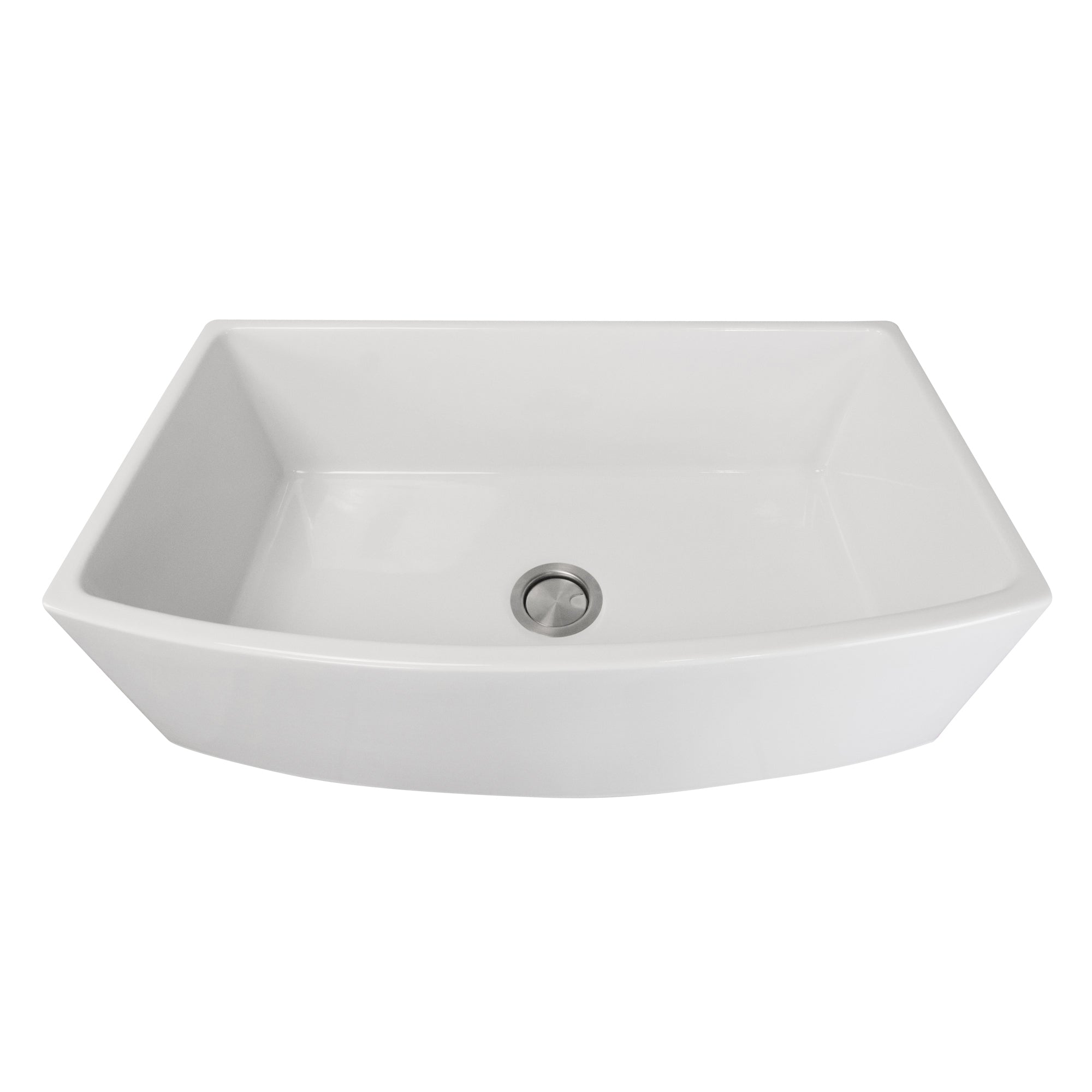 Nantucket Wellfleet-3419MatteBlack fireclay sink, view 4