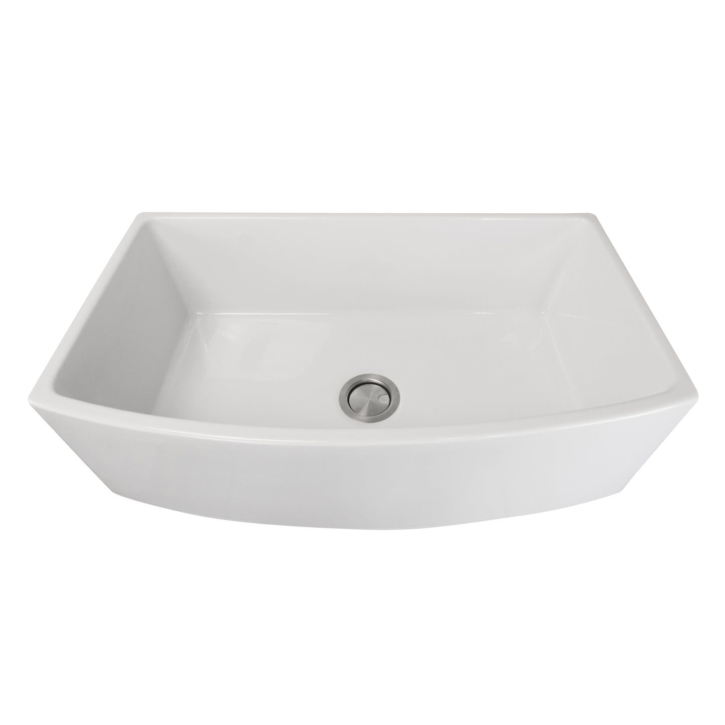 Nantucket Wellfleet-3419MatteBlack fireclay sink, view 4