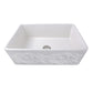 Nantucket FCFS3320S-Grapes fireclay sink, view 3