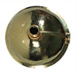 Nantucket 13-inch Hand Hammered Brass Round Undermount Bathroom Sink with Overflow ROB-OF, view 3