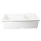 Nantucket Wellfleet-36OSW-DBL fireclay double bowl sink, view 11