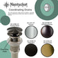 Nantucket UM-19X14-W undermount ceramic bathroom sink, view 10