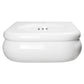 Nantucket NS-VCDMCD165-WW Victorian fireclay bathroom sink, view 5