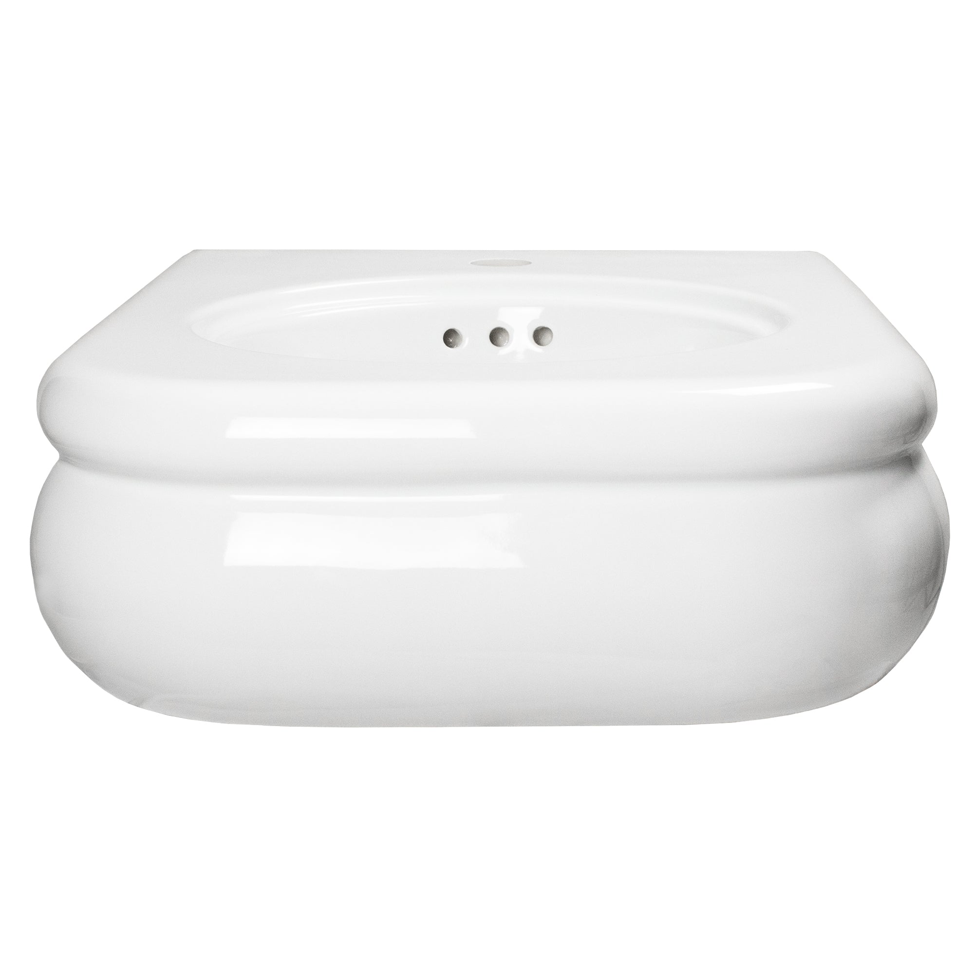 Nantucket NS-VCDMCD165-WW Victorian fireclay bathroom sink, view 5