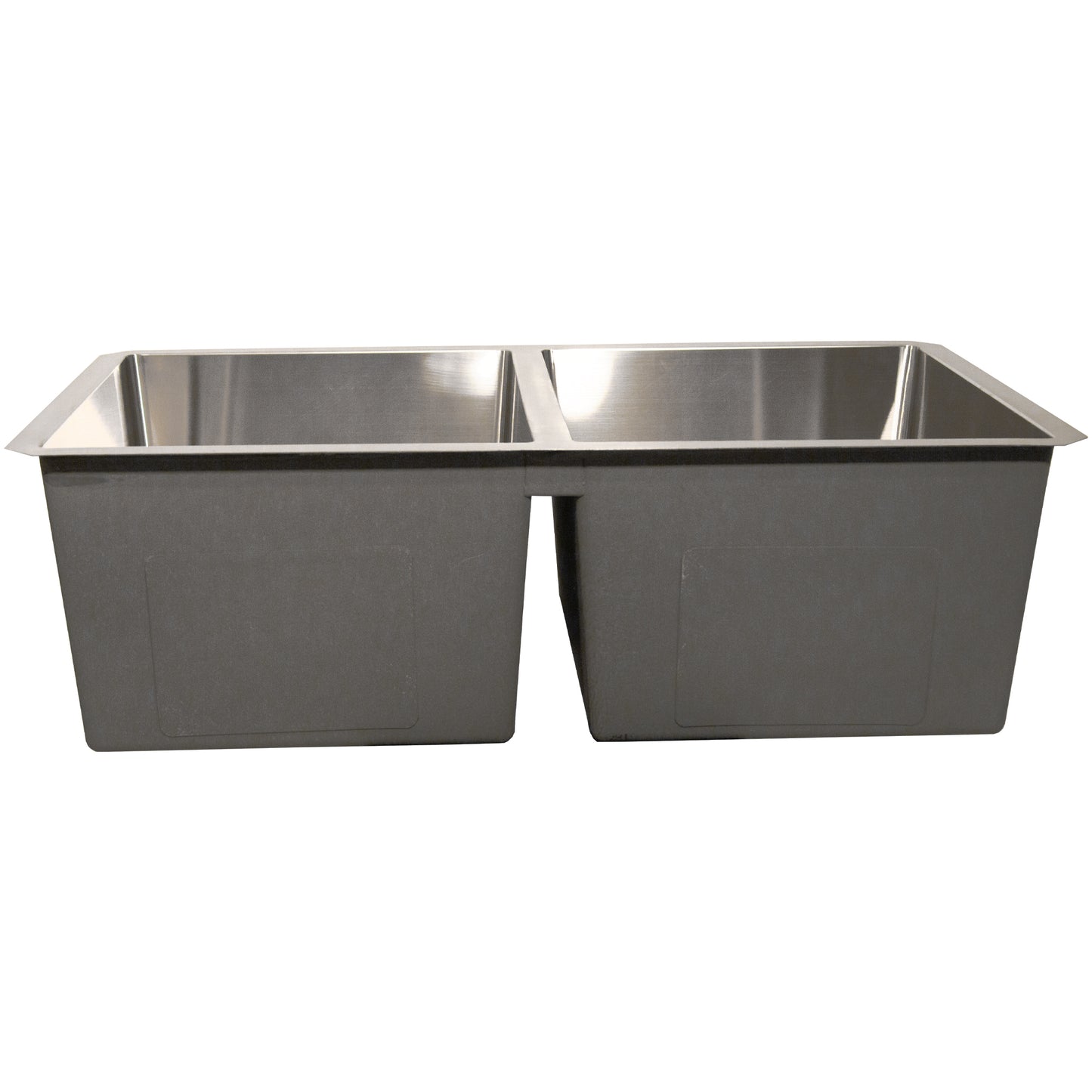 Nantucket SR3219-DE-16 double bowl stainless steel sink, view 5