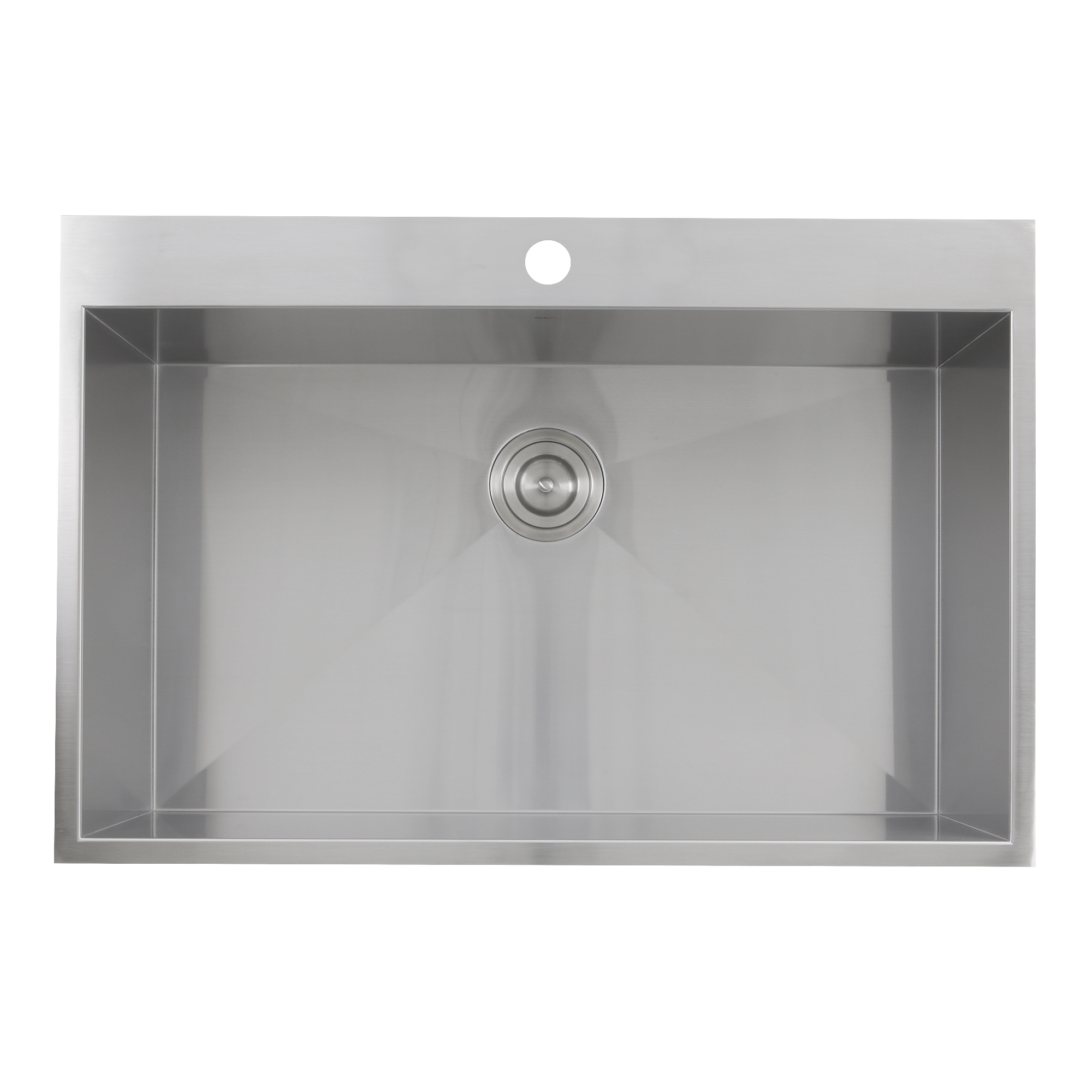 Nantucket ZR3322-S-16 drop-in stainless steel kitchen sink, view 3