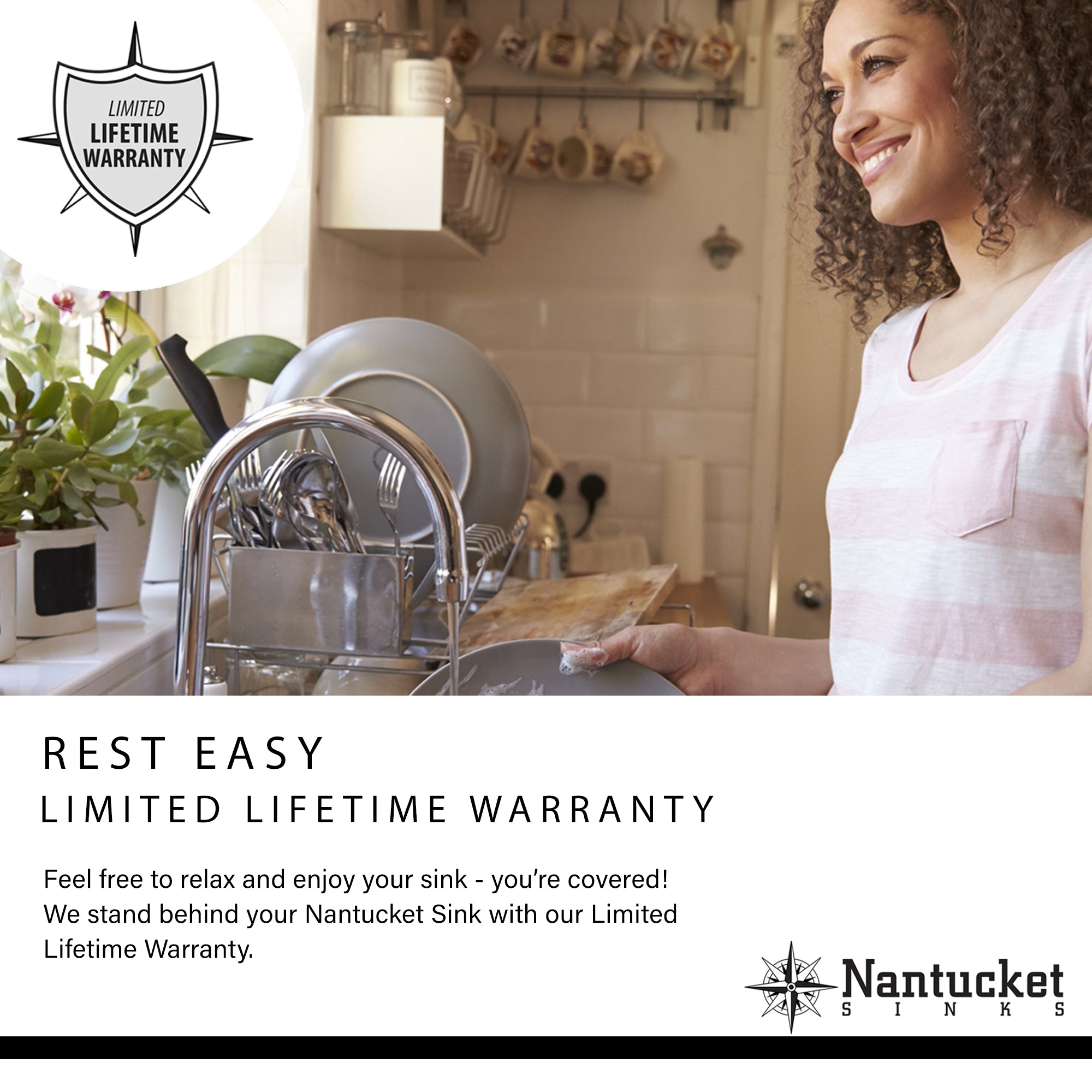 Nantucket SR3219-DE-16 double bowl stainless steel sink, view 10