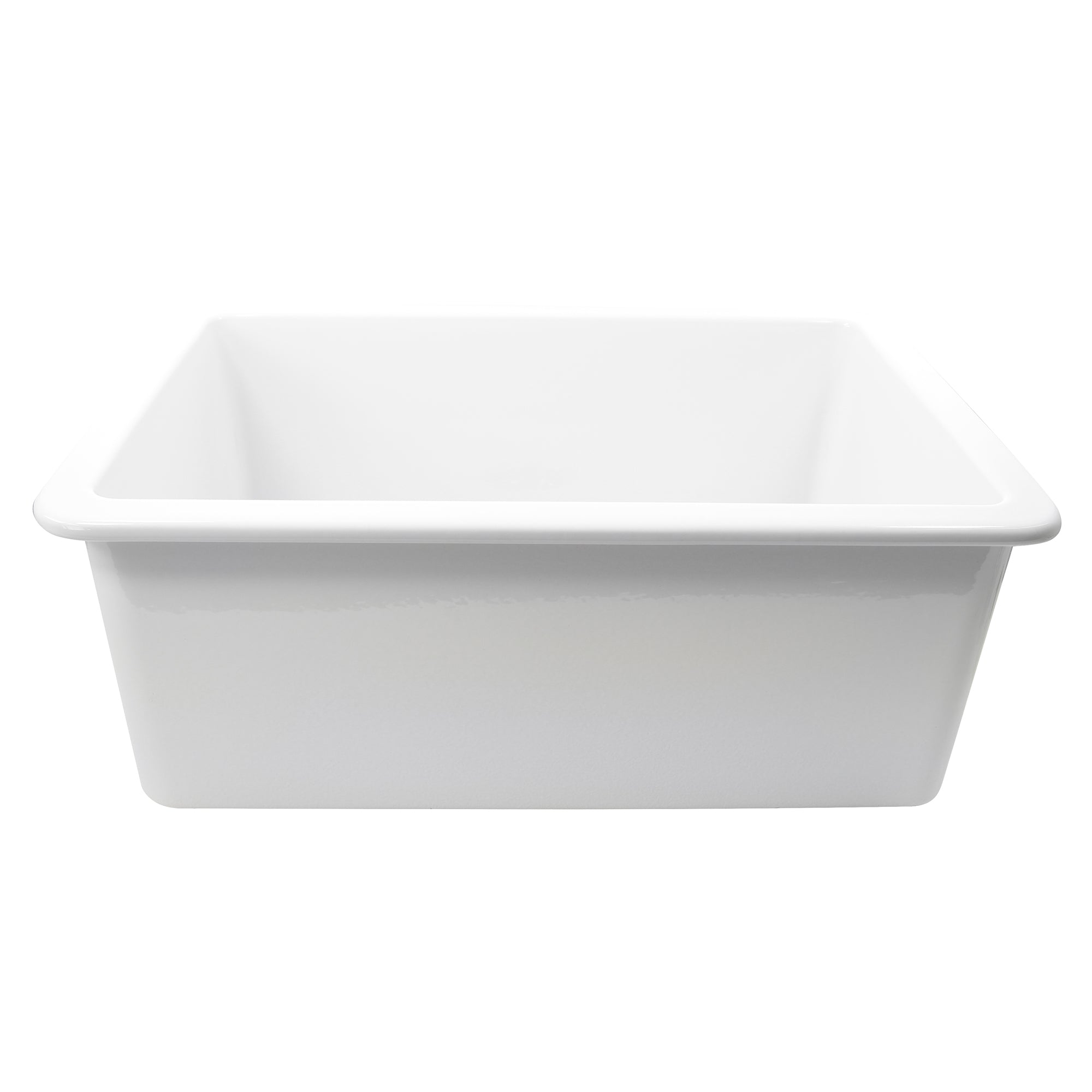 Nantucket Wellfleet-2719W 27-inch white fireclay kitchen sink, view 5